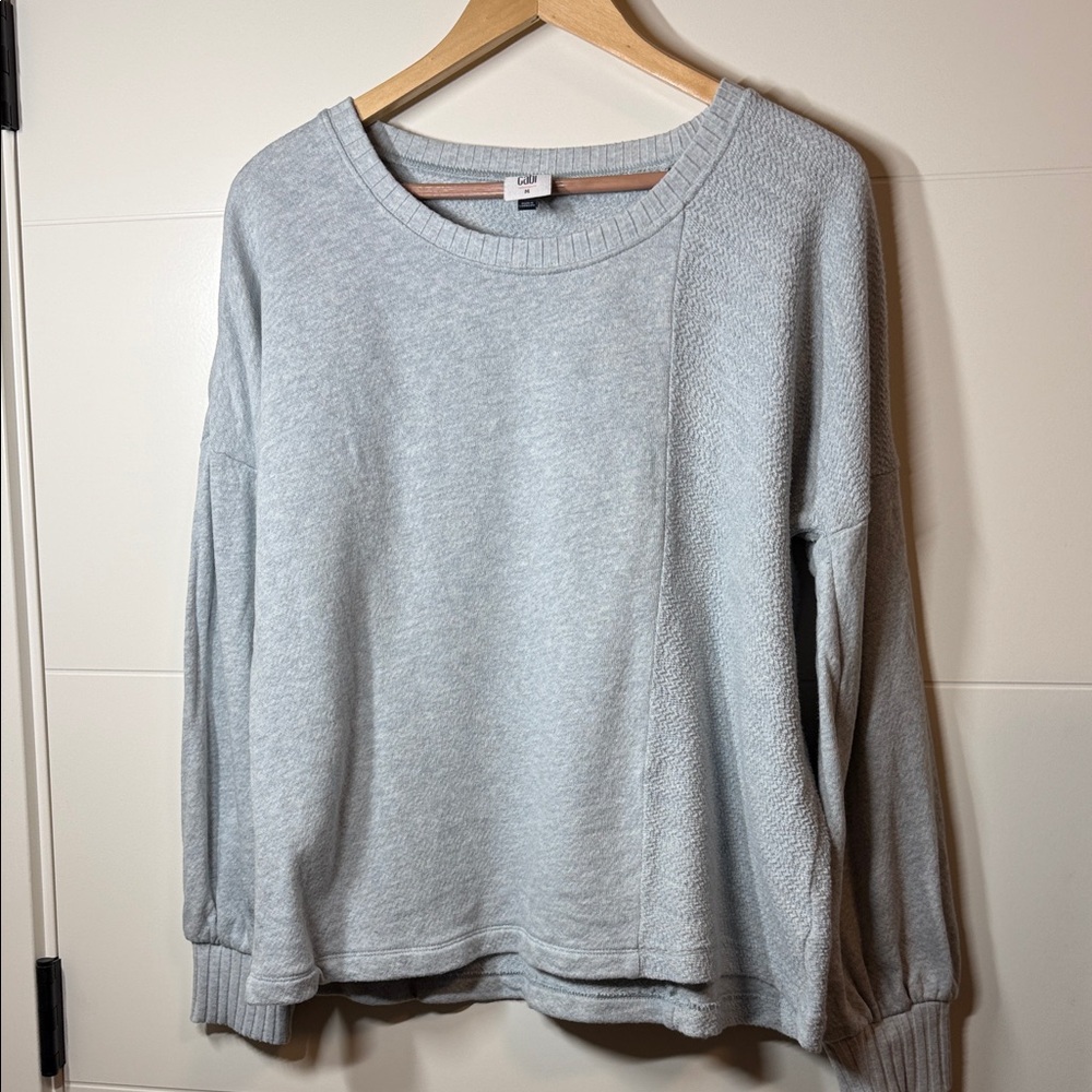 CAbi Light Blue Women's Crew Neck Sweater